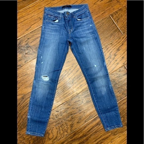 J Brand distressed denim jeans - Picture 2 of 9